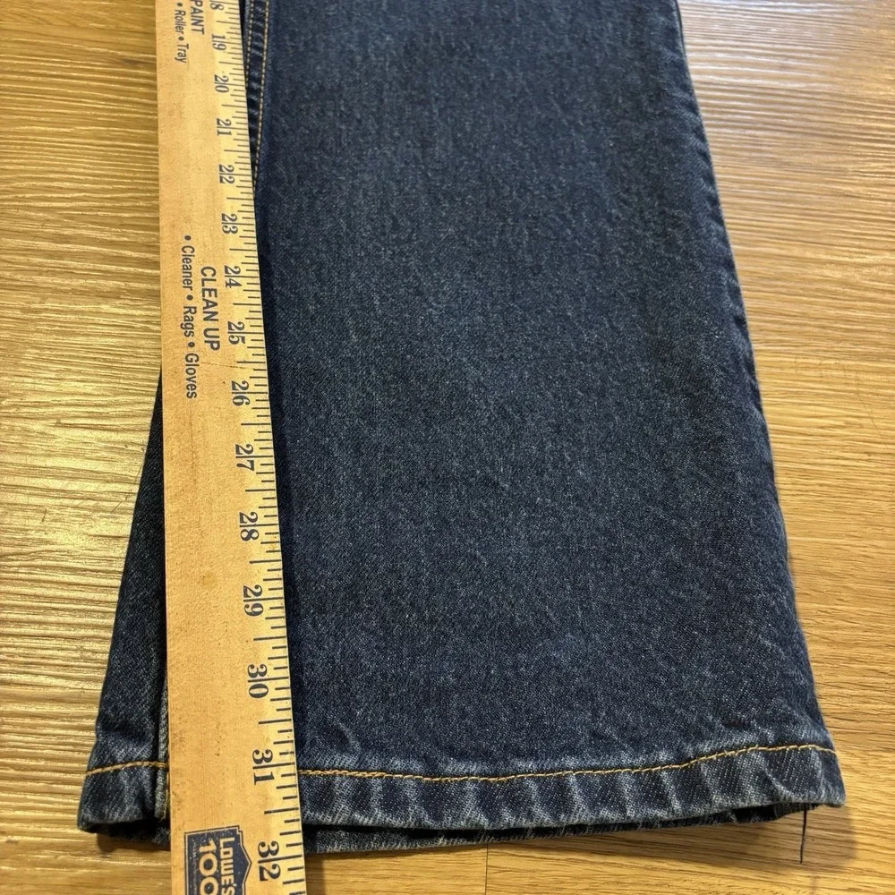 VTG Levi's 517 Boot Cut Jeans Men's 36x32 USA Made Dark Indigo Denim Cowboy Y2K